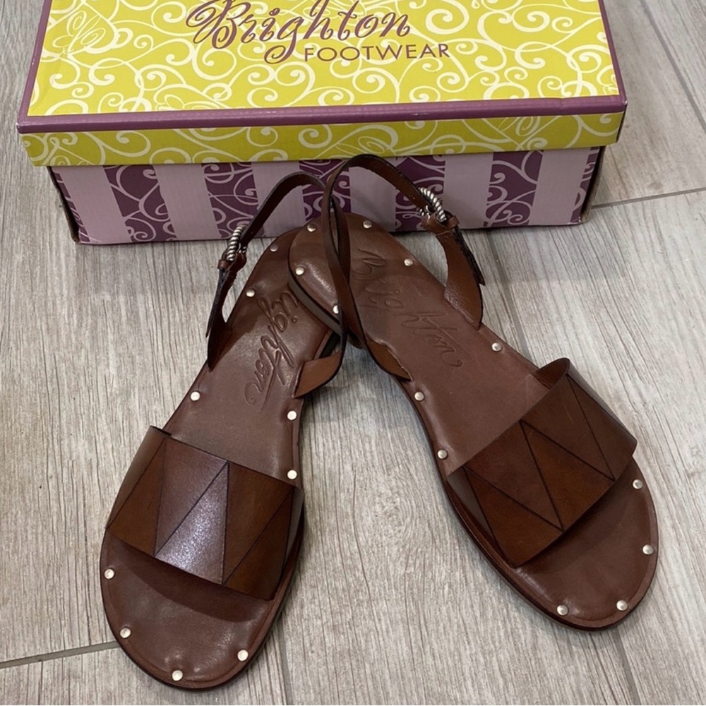 Brighton Asbury Caramel Sandals - Picture 2 of 9